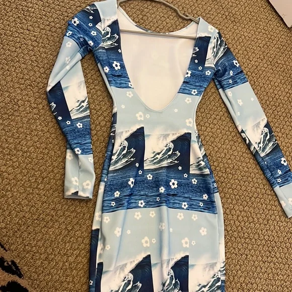 Boz Terry Long Sleeve Dress - Picture 4 of 5